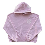 pink cut&sew hoodie