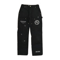 embroidered work pants